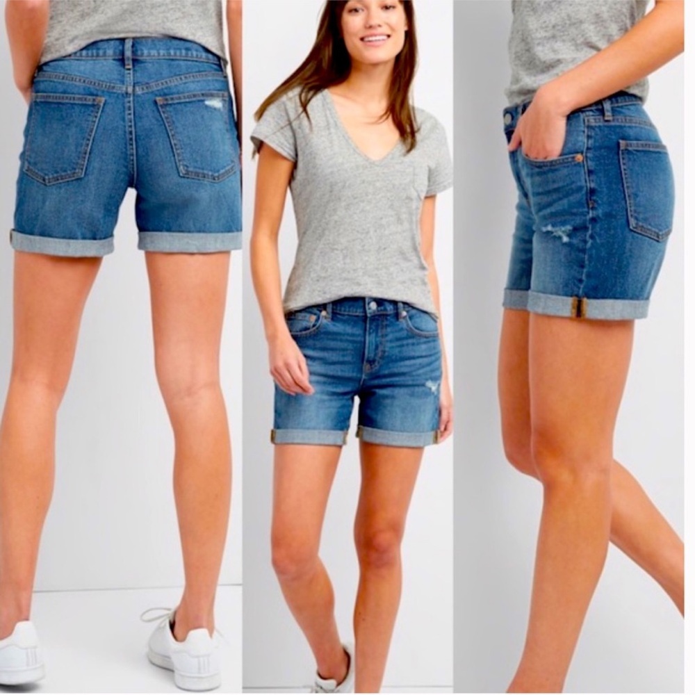 GAP Distressed Sexy Boyfriend Short~Size:12